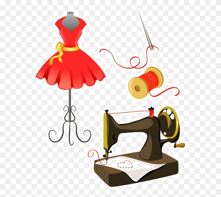 590x689 Art De Coutures Imagenes Animadas De Maquinas De Coser, Machine, Sewing, Sewing Machine HD PNG Download
