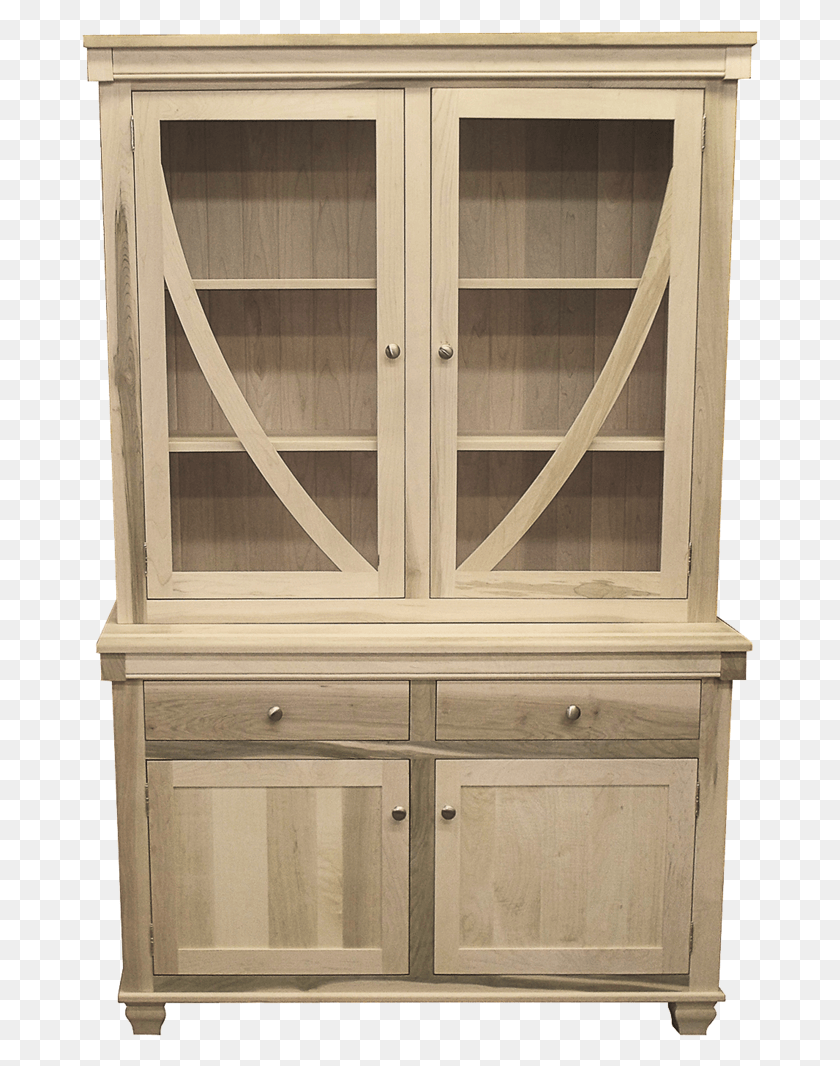 677x1006 Art Deco Buffet With Hutch Hutch, Furniture, China Cabinet, Cabinet HD PNG Download