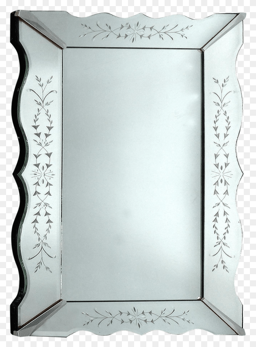 1320x1826 Art Deco Etched Amp Scalloped Mirror Paper, Book Descargar Hd Png