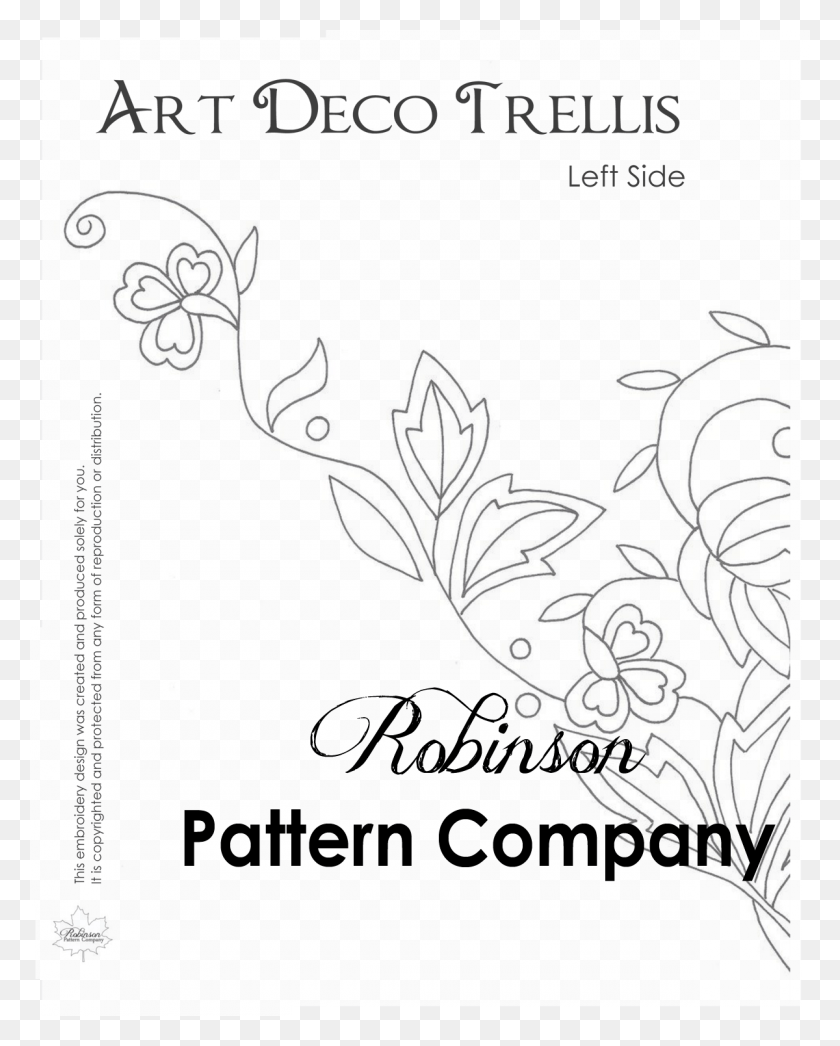 1200x1517 Art Deco Trellis Hand Embroidery Pattern Best Things In Life Aren, Text, Floral Design, Graphics HD PNG Download