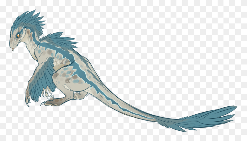 1219x659 Arte Dinosaurio Azul Jurassic Park Velociraptor Jurassic Blue Jurassic World Art, Bird, Animal, Buitre Hd Png