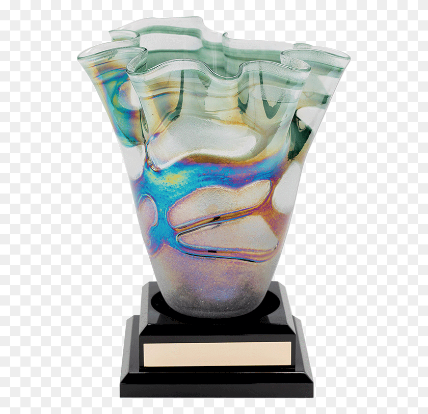 540x753 Art Glass Vase With Base Vase, Diaper, Jar, Pottery HD PNG Download