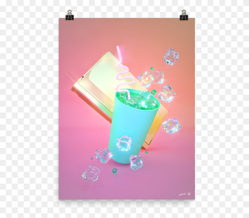 491x676 Art Illustration, Glass, Cocktail, Alcohol HD PNG Download