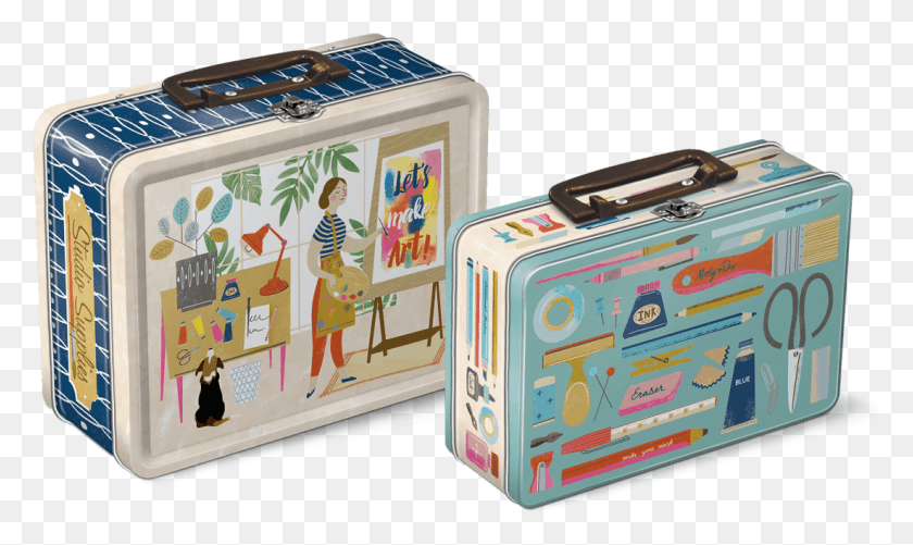 1102x624 Art Lover Lunch Box Tins Обучающая Игрушка, Человек, Человек, Коробка Hd Png Скачать