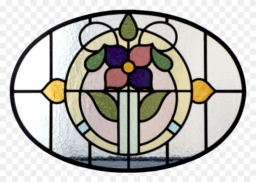 779x539 Art Nouveau Detailed Stained Glass Panel Stained Glass, Clock Tower, Tower HD PNG Download
