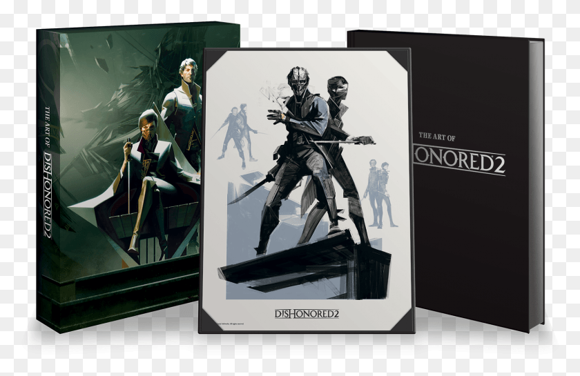 1490x927 Art Of Dishonored 2 Hc, Person, Human, Advertisement HD PNG Download