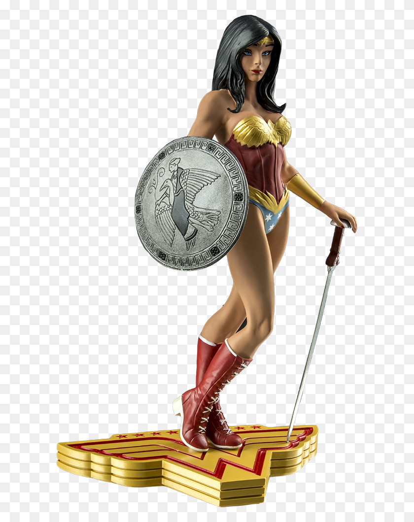610x1000 Art Of War 7 Statue By Yanick Paquette Wonder Woman Art Of War Statue Yanick Paquette, Person, Human, High Heel HD PNG Download