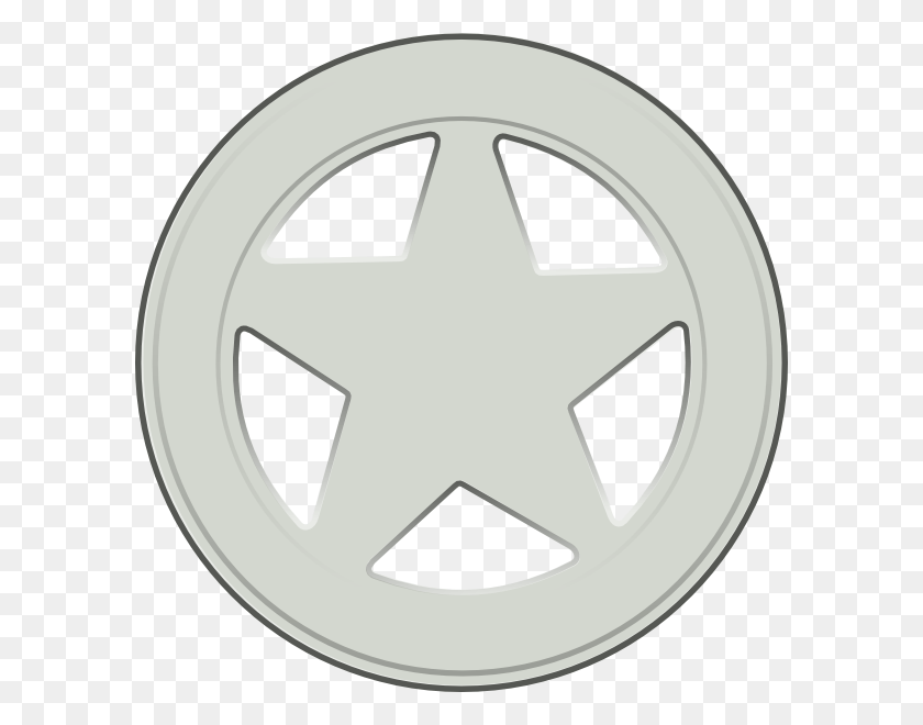 594x600 Art Paper Clip Emblem Presentation Draw A Sheriff Badge, Symbol, Logo, Trademark HD PNG Download