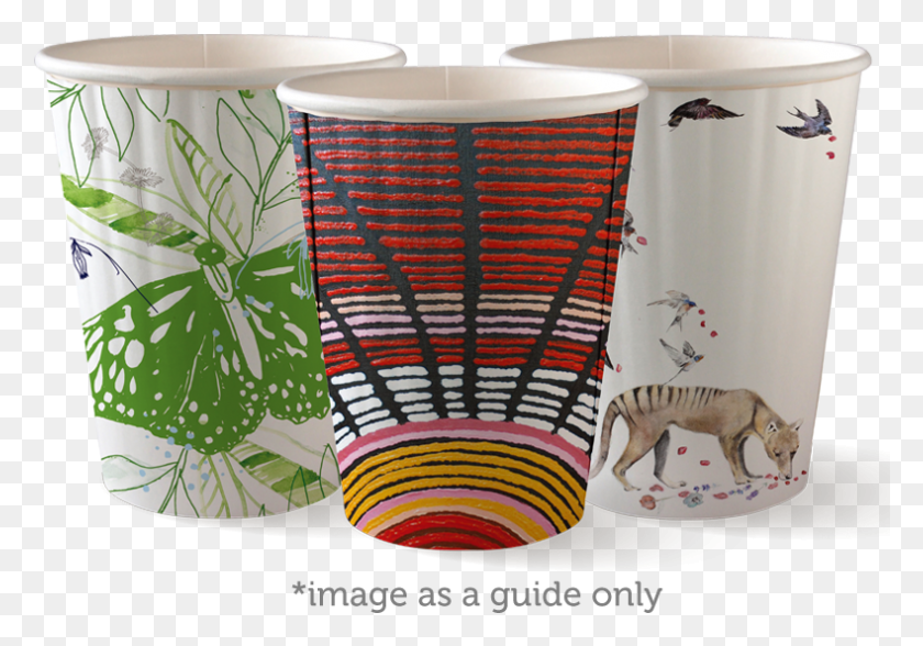 789x535 Art Series Biocup Drum, Coffee Cup, Cup, Bird HD PNG Download