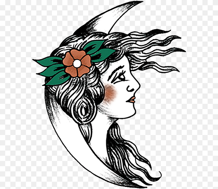 Art Tattoo And Boy Illustration, Adult, Face, Female, Graphics PNG