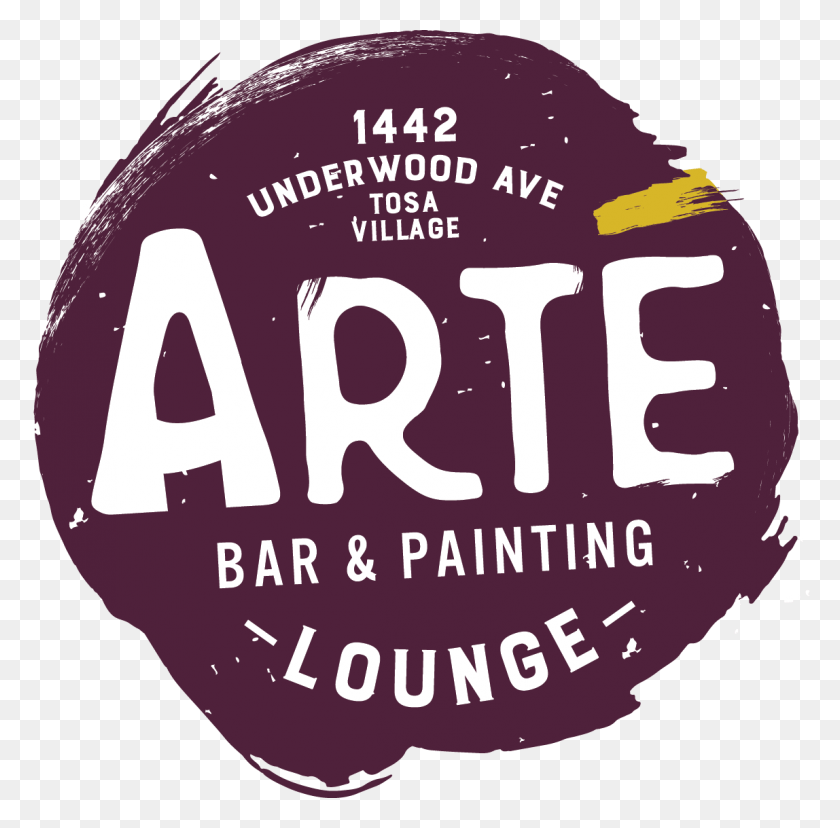 1148x1131 Arte Bar Amp Painting Lounge Arte Wauwatosa, Word, Текст, Этикетка Hd Png Скачать