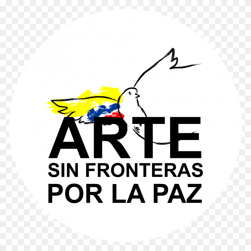 1850x1850 Логотип Arte Sin Fronteras Por La Paz, Этикетка, Текст, Символ Hd Png Скачать
