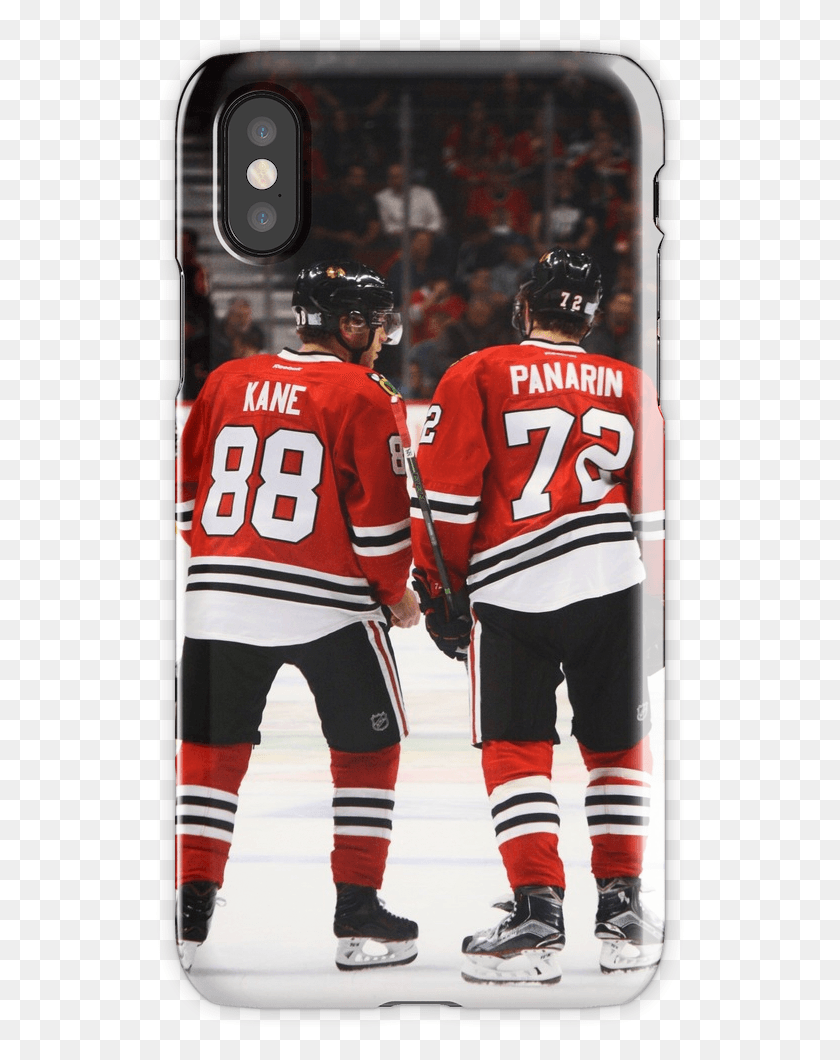 534x1000 Artemi Panarin And Patrick Kane Iphone X Snap Case College Ice Hockey, Person, Helmet, Clothing HD PNG Download