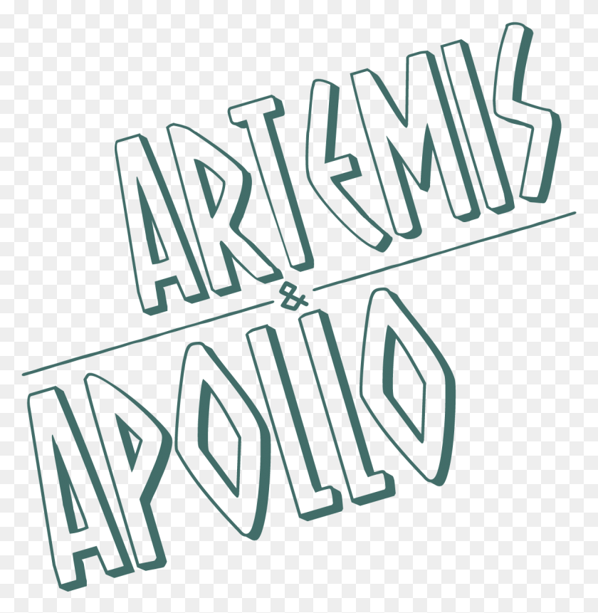 1197x1230 Artemis And Apollo Logo, Text, Calligraphy, Handwriting HD PNG Download