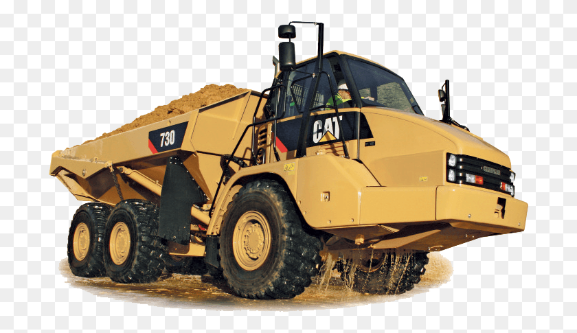 699x425 Articulated Dump Trucks Rock Hauler, Vehicle, Transportation, Tractor Descargar Hd Png