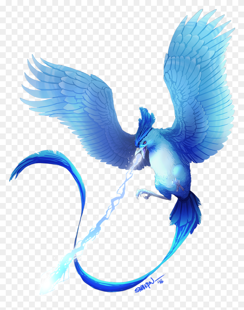 814x1053 Articuno Used Ice Beam And Blizzard Beam Of Ice Transparent, Bird, Animal, Flying HD PNG Download
