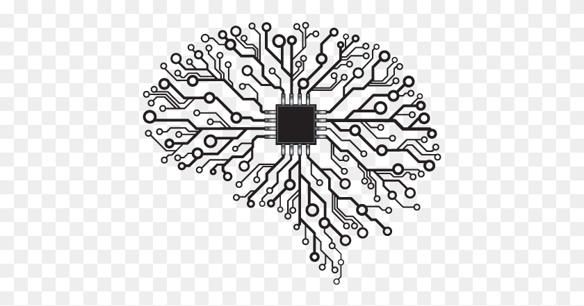 431x381 Artificial Intelligence Circuits Artificial Intelligence Image White, Electronics, Pattern, Screen HD PNG Download