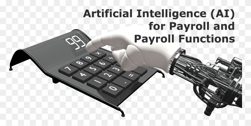 1901x881 Artificial Intelligence For Payroll Amp Payroll Functions Robotic Process Automation, Electronics, Calculator, Computer Keyboard HD PNG Download