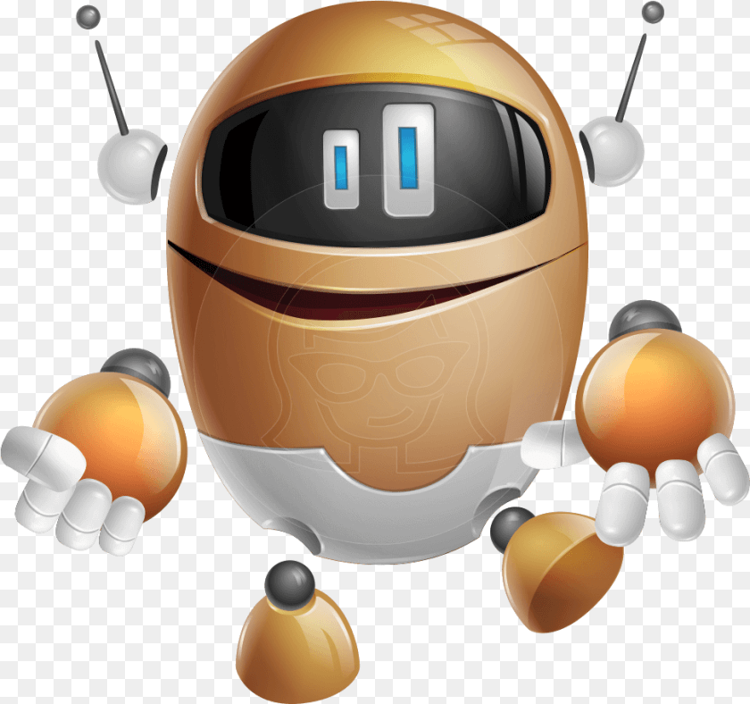970x910 Artificial Intelligence Robot Cartoon Vector Character Artificial Intelligence Robot Icon Vector, Sphere, Medication, Pill, Clothing PNG