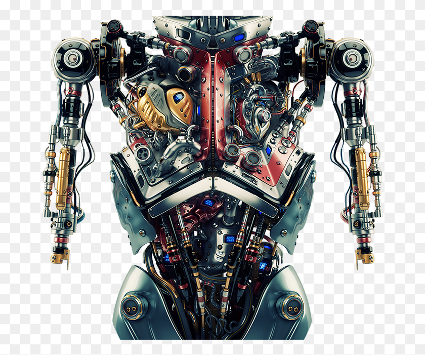 674x641 Artificial Torso Organ Robot, Engine, Motor, Machine HD PNG Download