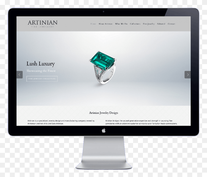 800x675 Artinian Fine Jewelry Apple Led Cinema Display, Lcd Screen, Monitor, Screen HD PNG Download