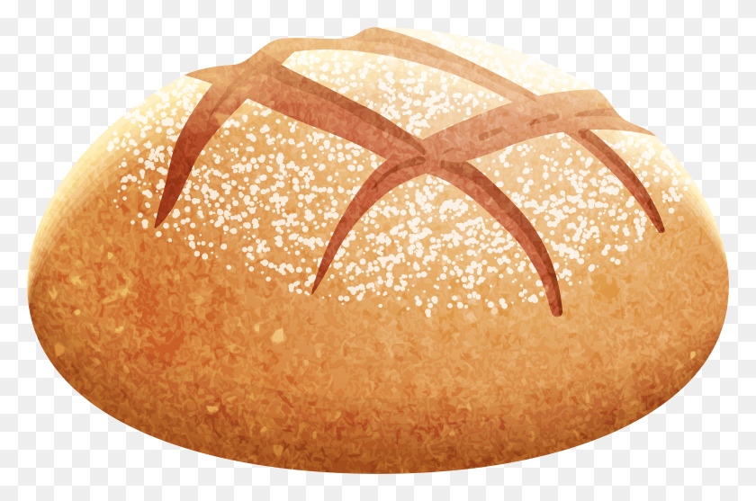 4892x3121 Artisan Bread Clip Art Прозрачный Фон Хлеб Клипарт Hd Png Скачать