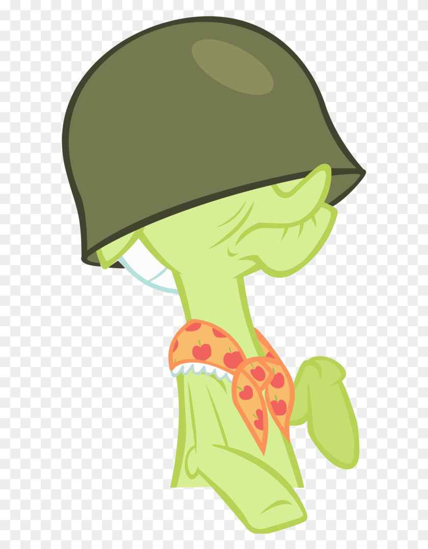 599x1017 Artist Danton Damnark Granny Smith Helmet, Clothing, Apparel, Bonnet HD PNG Download