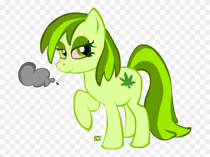 693x571 Artist Needed Drugs Joint Marijuana Oc Oc Only My Little Pony Stoned, Green, Plant, Moss Descargar Hd Png