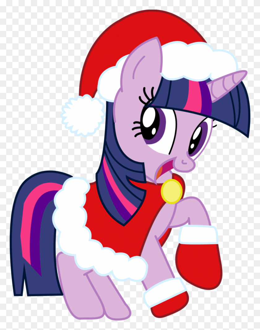 795x1025 Художник Paulysentry Christmas My Little Pony Twilight Sparkle Christmas, Графика, Номер Hd Png Скачать