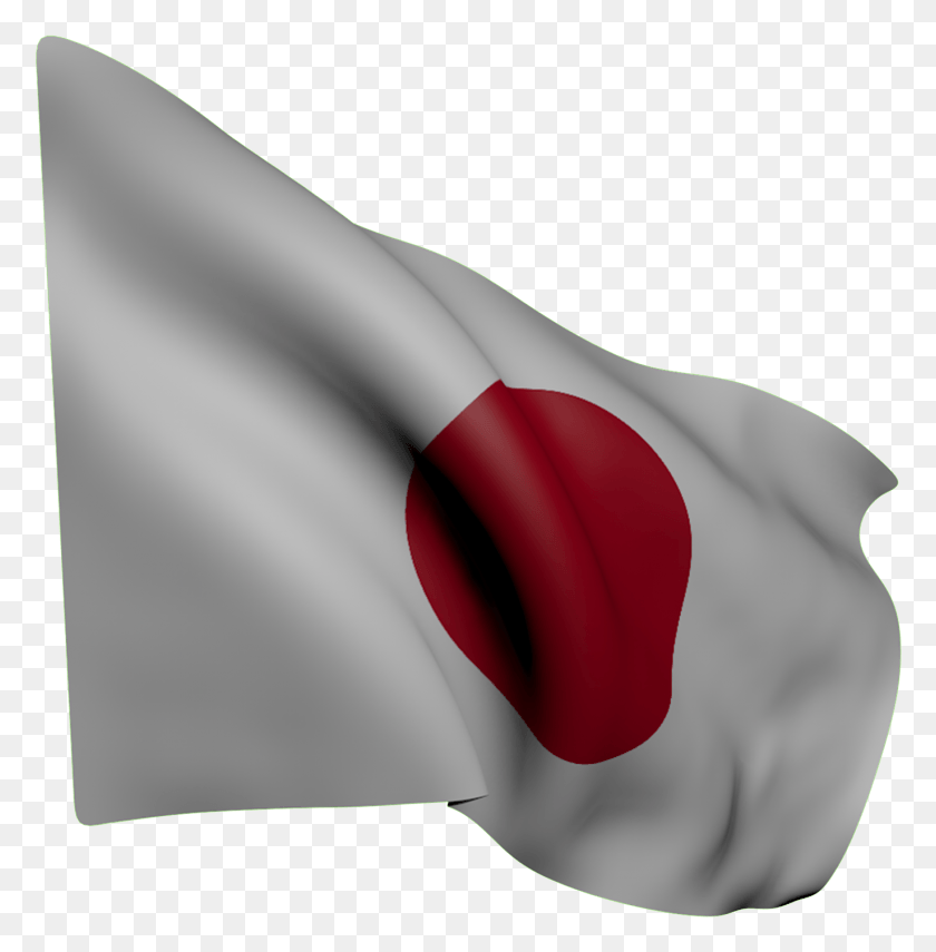 1372x1400 Artistic Creation 1920px Japan Flag Wallpaper Air Blowing Flaga Japonii, Symbol, Hand, Clothing HD PNG Download