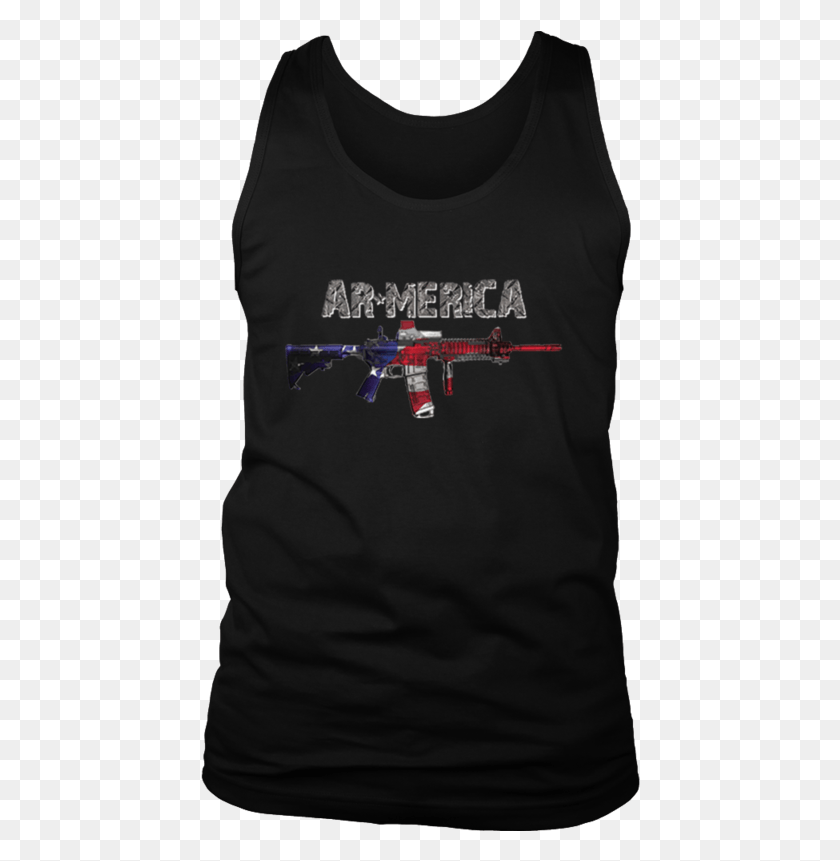 440x801 Artix Ar Merica Usa Flag Ar 15 Gift For Gun Active Tank, Clothing, Apparel, Sleeve HD PNG Download