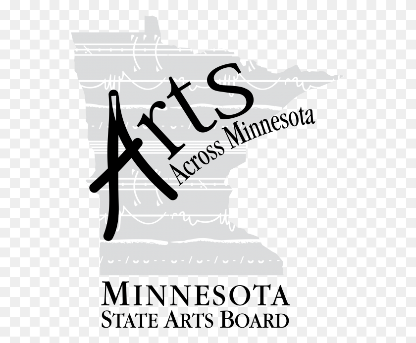 555x633 Arts Across Minnesota Logo Calligraphy, Text, Poster, Advertisement HD PNG Download