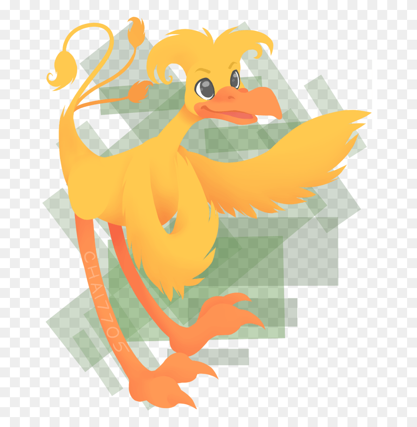 680x800 Artworka Yellow Lenny Cartoon, Bird, Animal Descargar Hd Png