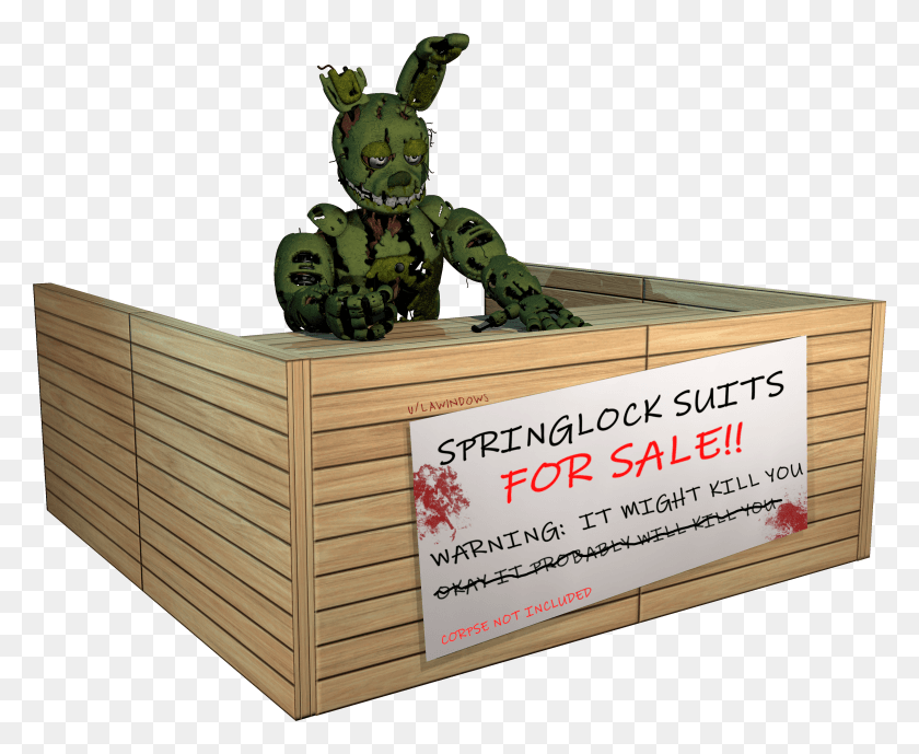 3821x3082 Artworkgmod Springtrap Starts Up A Business Box HD PNG Download