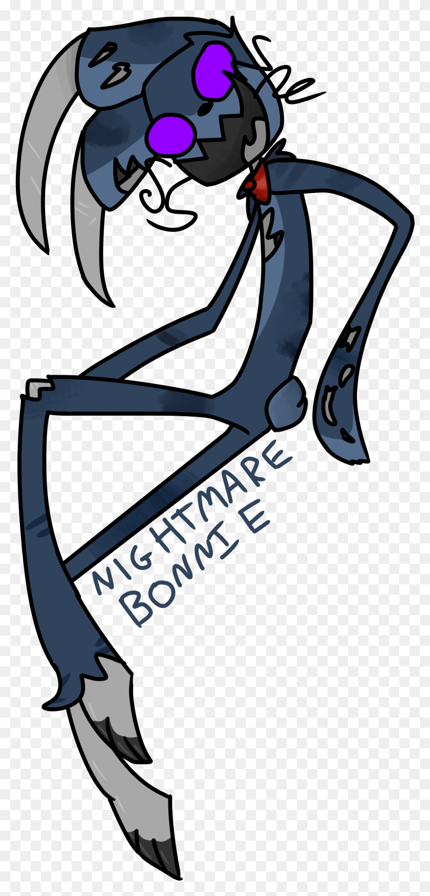1491x3227 Artworknoodle Nightmare Bonnie Cartoon, Label, Text, Alcohol HD PNG Download