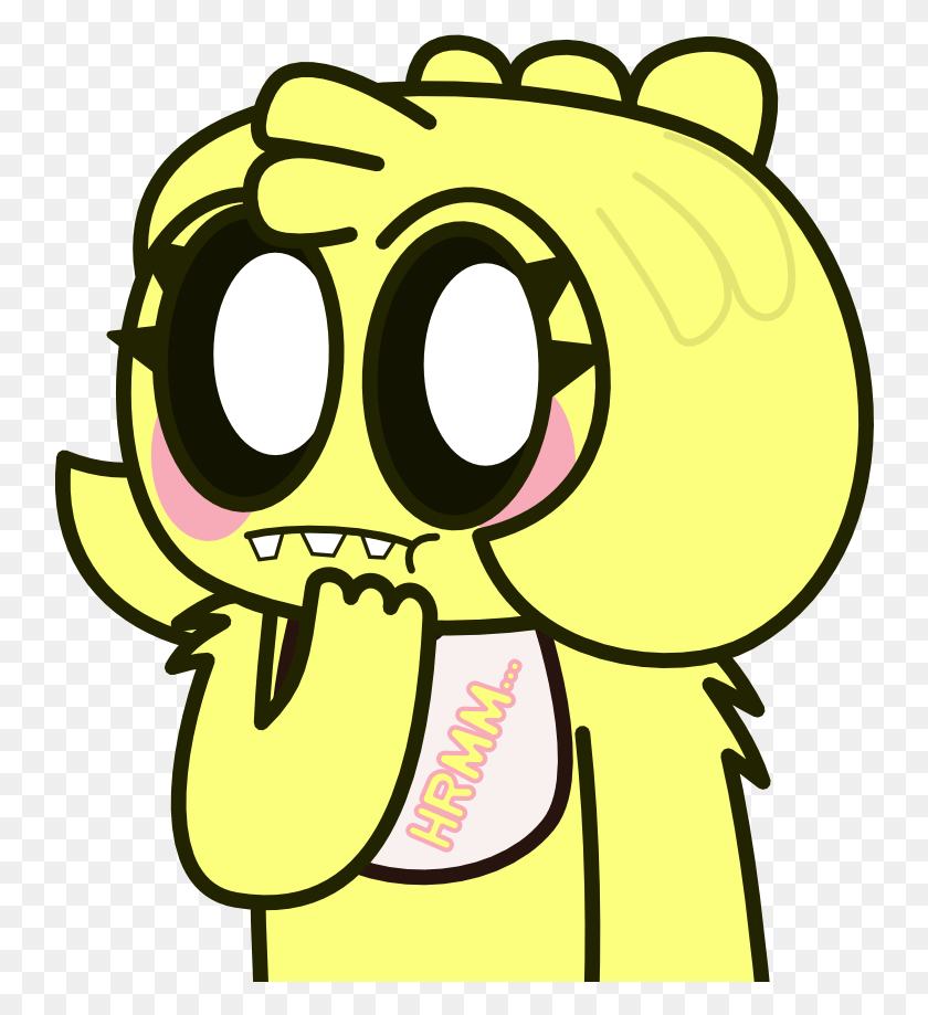 743x859 Artworkso Toy Chica Doesn39T Have A Beak In The Fnaf Cartoon, Food, Text, Number Hd Png Скачать