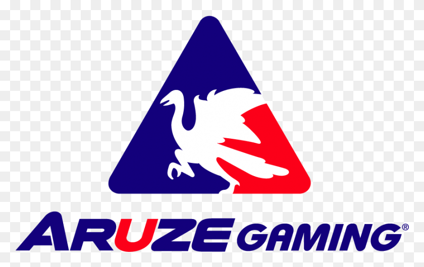 862x519 Descargar Png Aruze Gaming And Casino Game Maker Sign Desarrollo De Juegos Aruze Gaming America Logotipo, Símbolo, Triángulo, Marca Registrada Hd Png