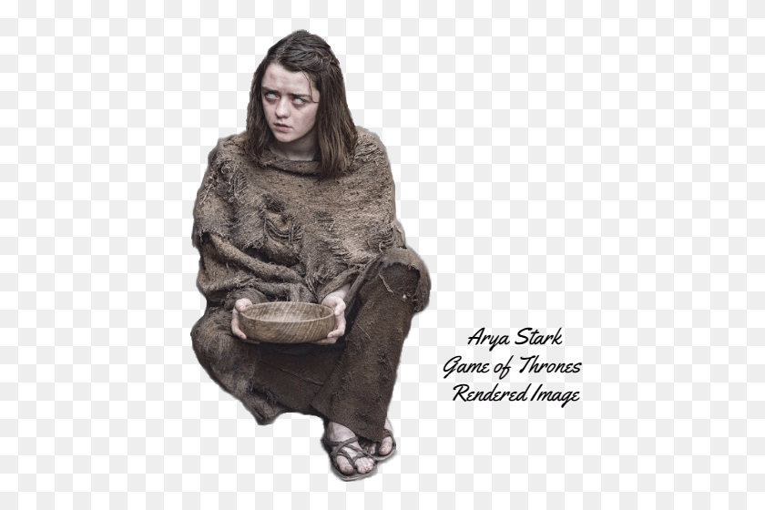 441x500 Arya Stark Free Image Game Of Thrones Transparent Arya, Clothing, Apparel, Person HD PNG Download