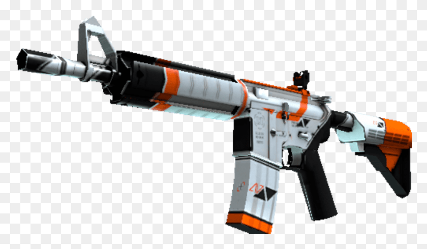 902x498 As Asiimov Csgo, Weapon, Weaponry, Gun HD PNG Download