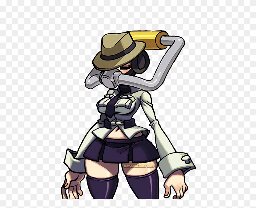 445x625 As Big Band And Filia Main I Often Use Those Two Characters Skullgirls Filia Body, Clothing, Apparel, Person HD PNG Download