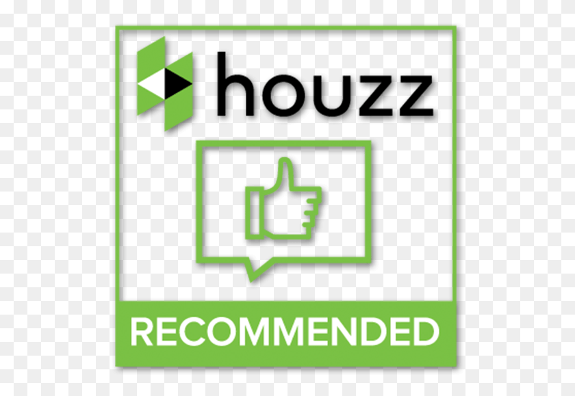 518x519 As Recommended By Houzz Houzz Recommended, Text, Recycling Symbol, Symbol HD PNG Download