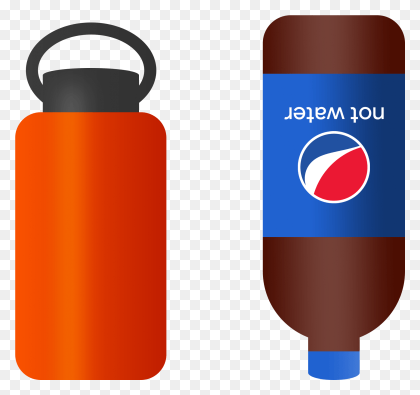 1824x1708 As Requested An Upvote And Downvote I Made In Photoshop Water Bottle, Cylinder, Bottle, Beverage HD PNG Download