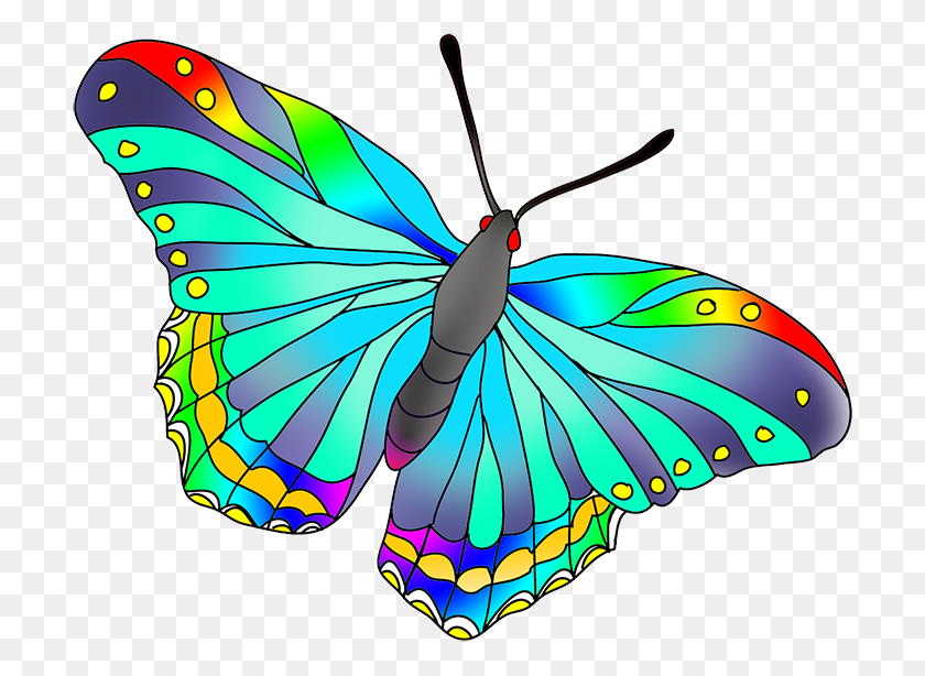 709x554 As The Butterflies The Colors Are Not Totally Realistic Beautiful Butterfly No Background, Bird, Animal, Pattern HD PNG Download