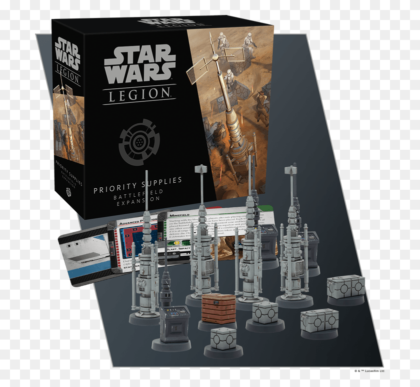 700x715 As The Desperate Struggles Of The Galactic Civil War Star Wars Legion Priority Supplies Battlefield Expansion, Poster, Advertisement, Flyer HD PNG Download