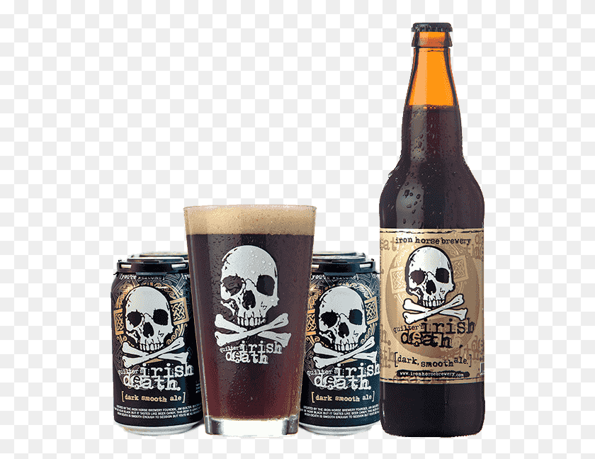 530x588 Descargar Png As The Iron Horse Brewery 39S Flagship Beer Quilter 39S Iron Horse Irish Death, Alcohol, Bebidas, Bebida Hd Png