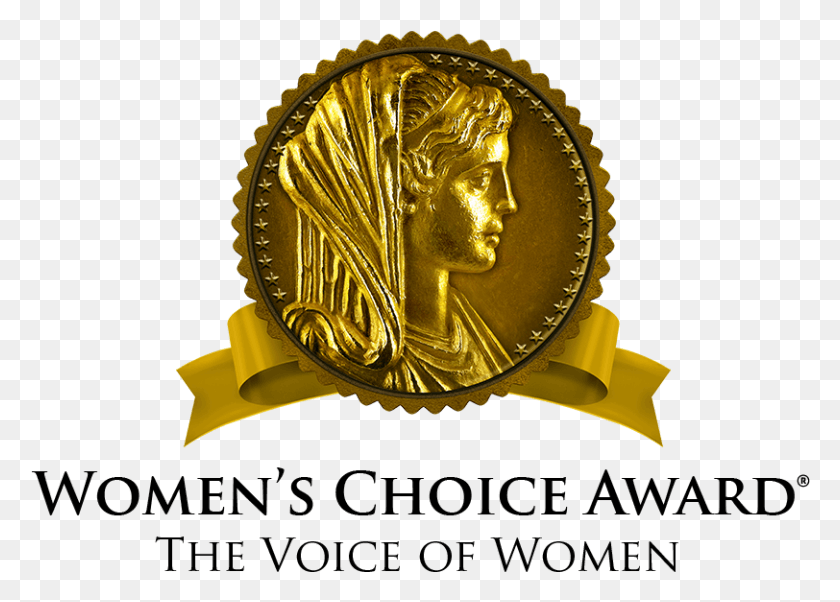 812x565 As The Leading Advocate For Female Consumers Womencertified Women39s Choice Award And Logo, Gold, Symbol, Trademark HD PNG Download