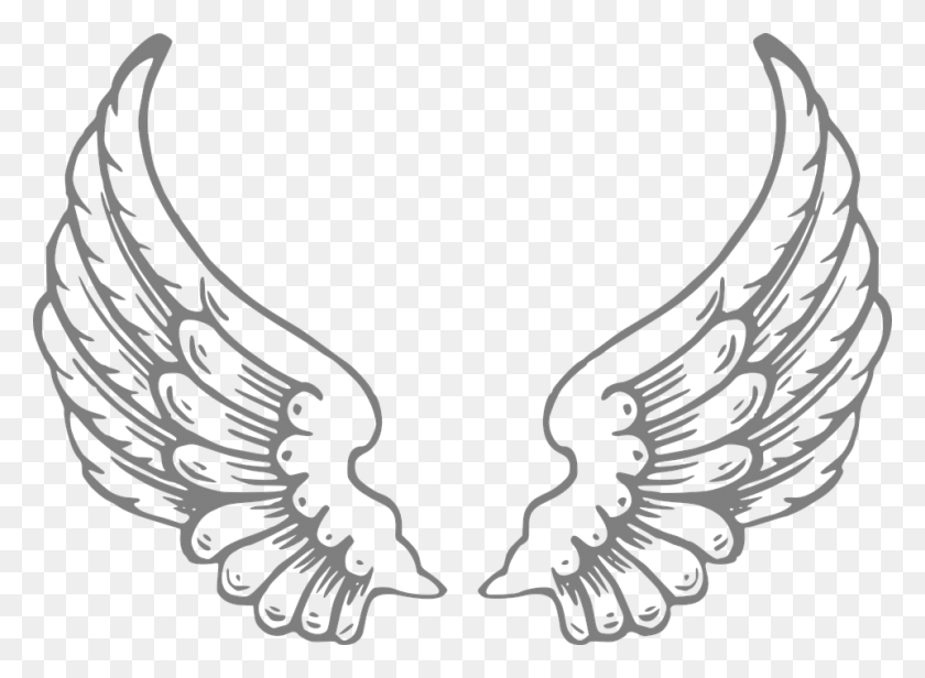 960x685 Asas De Anjo Angel Wings, Pattern, Symbol, Emblem HD PNG Download