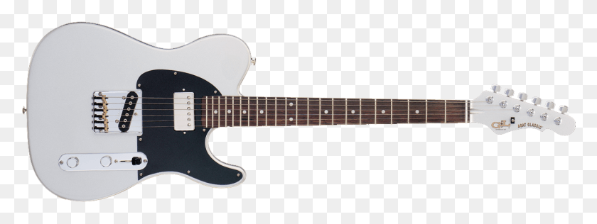 1200x394 Asat Classic Bluesboy In Silver Metallic With Matching Telecaster 52 Custom Shop, Guitar, Leisure Activities, Musical Instrument HD PNG Download