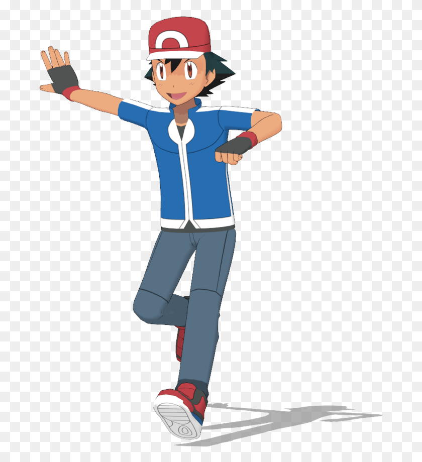 686x860 Ash Ketchum Ver Pokemon Ash Mmd Dl, Person, Clothing, Female HD PNG Download