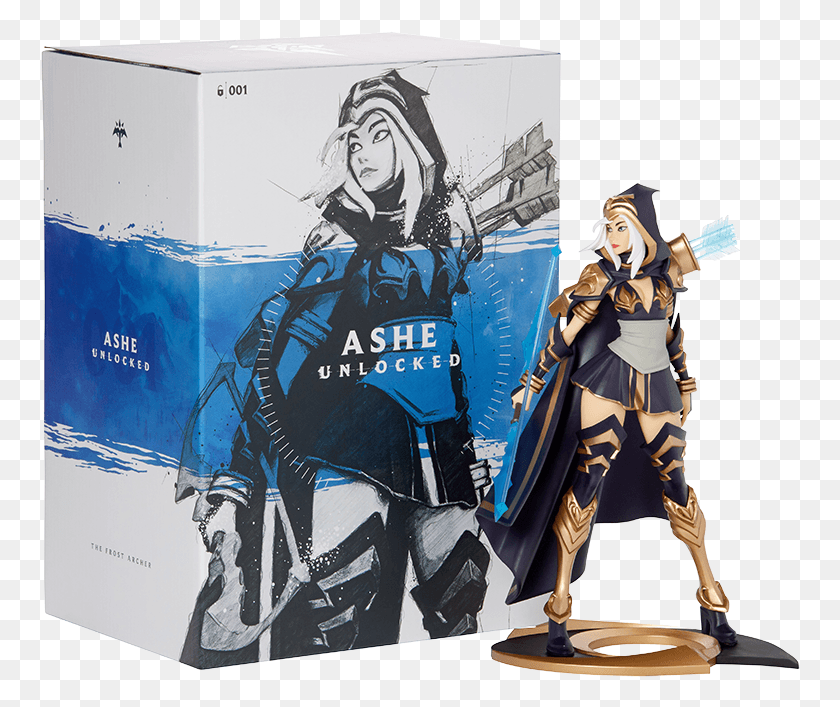 761x647 Ashe Unlocked Statue Action Figure Ashe League Of Legends, Person, Human, Clothing HD PNG Download